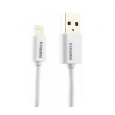 USB дата-кабель круглый 1м для iPhone 5/6 белый Remax Speed series RC-006i